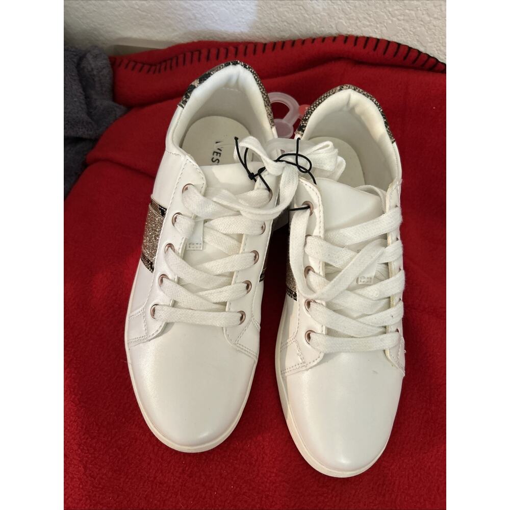 Women's Sneaker Shoes Size S 5/6, West Loop Sneakers, White/Mixed